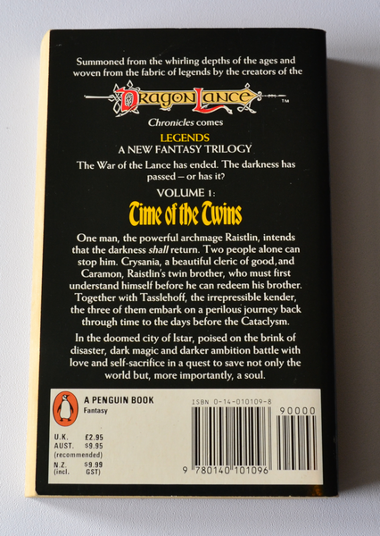 Dragonlance Legends - Time of the Twins volume 1
